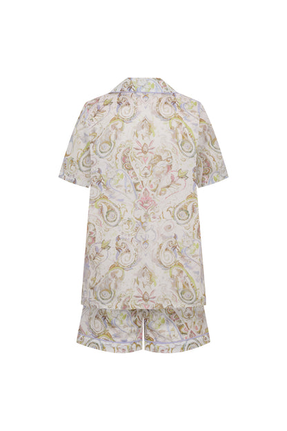 Summer Paisley Şort Set