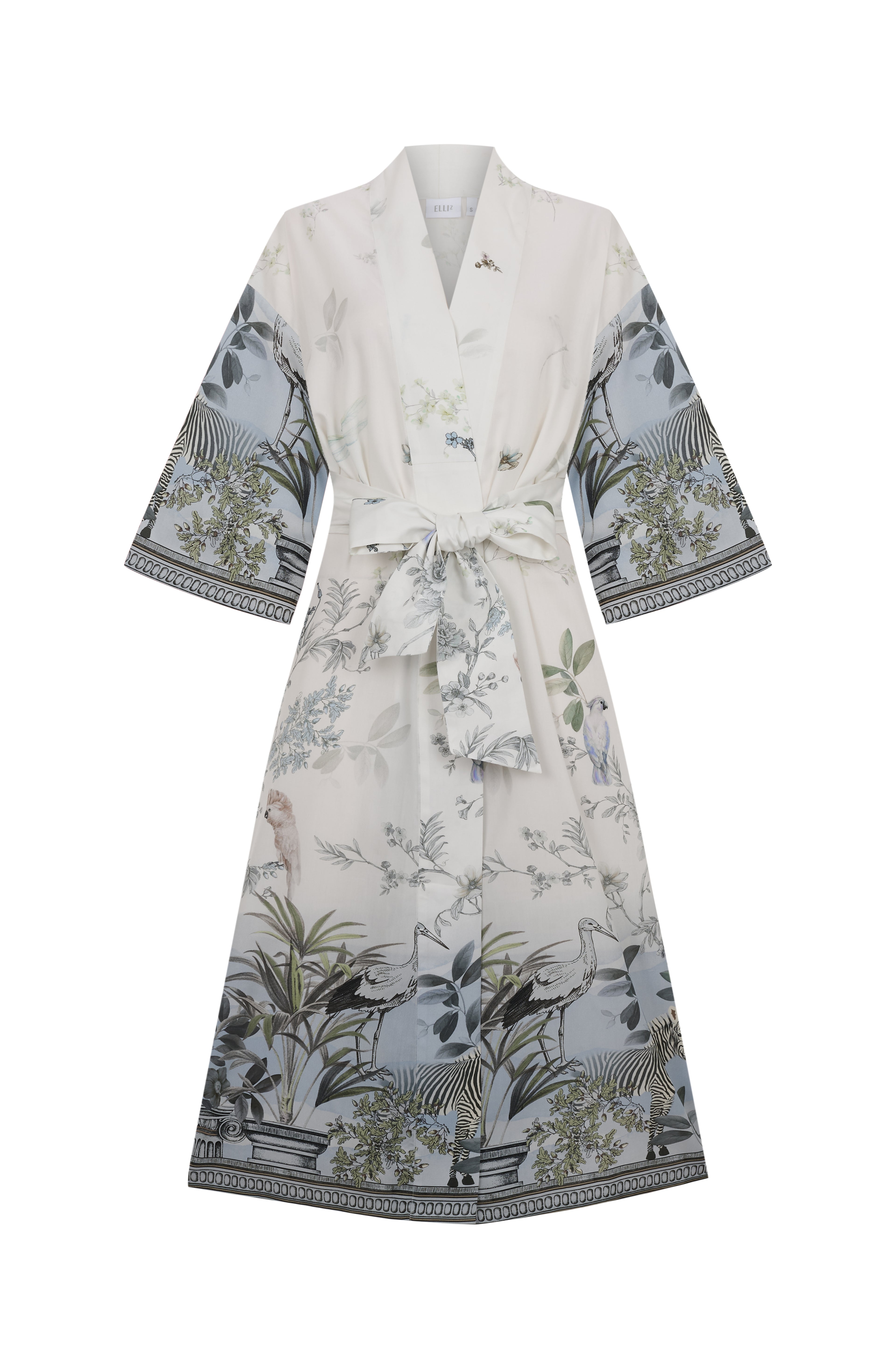 Blue Jungle Kimono