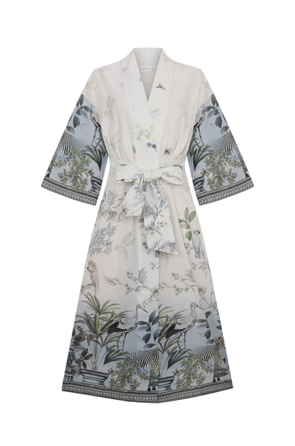 Blue Jungle Kimono