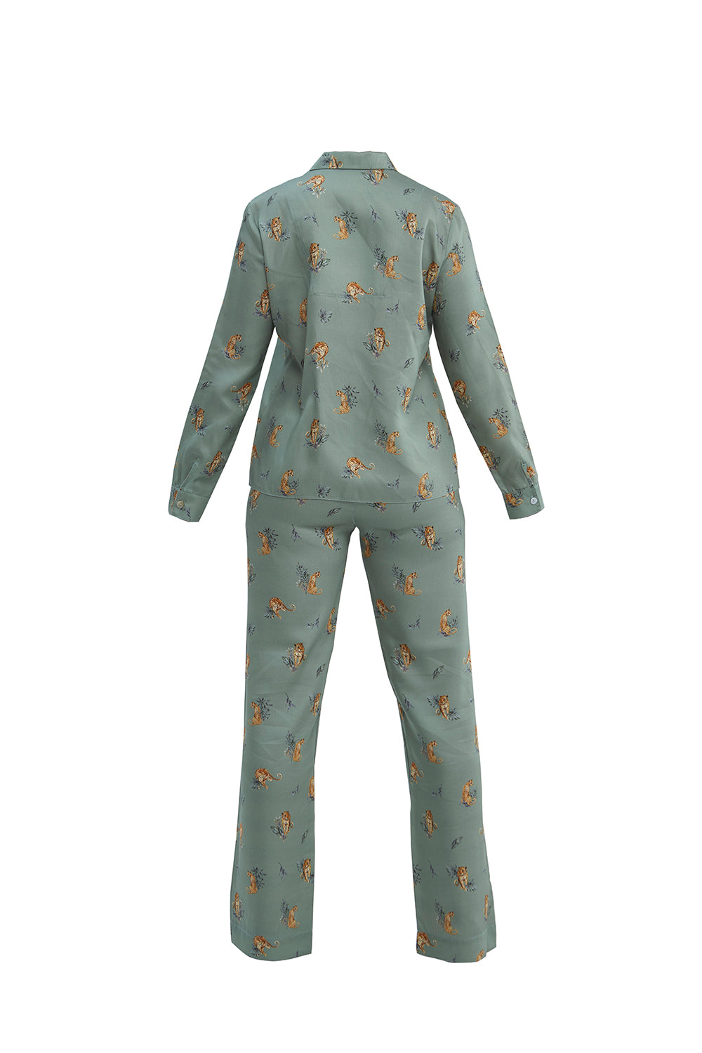 Sage Green Sahara Klasik Pijama Takımı